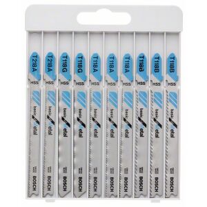 10 darabos fém dekopírfűrész pengekészlet - B 2607010631