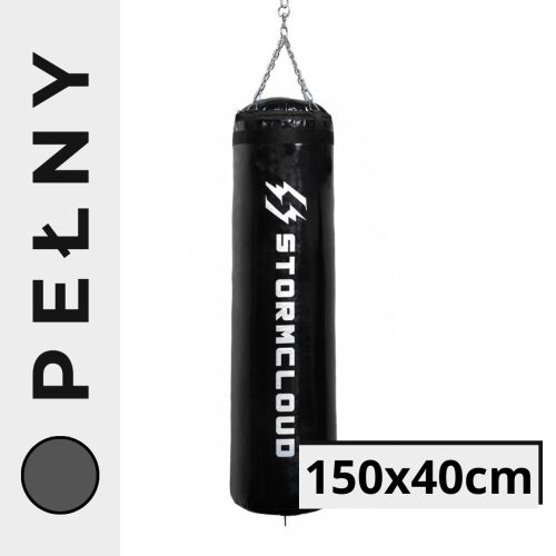 StormCloud teljes ütésállóságú boxzsák 150 x 40 cm, 42 kg 146936556