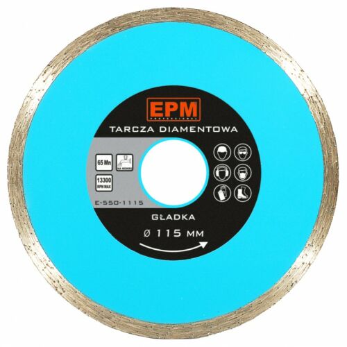 EPM 115mm sima gyémánt vágótárcsa nedves vágáshoz - Vágókorong