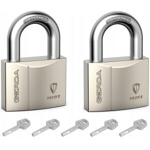 2 db-os nikkelezett sárgaréz lakatkészlet KSWS S40 - MP KLO 58467 146937607 - Lakat