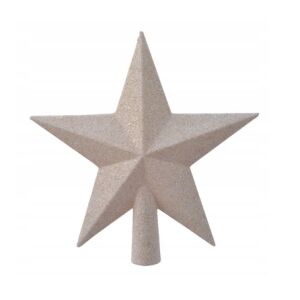 Karácsonyfadísz csillag, fehér, törésálló, 20 cm 146938743 - Szezonális dekoráció