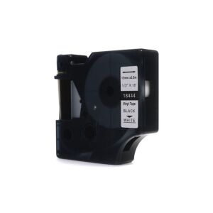 JetWorld Replacement Dymo Rhino Tape Fekete alapon 12mm x 5,5m Vinyl (18444) (S0718600)