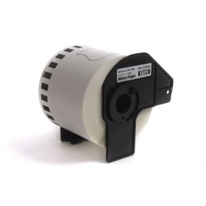 JetWorld Labels Brother DK csere fekete-fehér 62mm*30,48m DK22205, DK-22205, DK22.205
