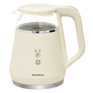 ELEKTROMOS VÍZFORRALÓ 1L KLAUSBERG KB-7893 LED HŐMÉRSÉKLET-SZABÁLYOZÓ 146939201 - Vízforraló, Kenyérpirító, Szendvicssütő és Asztali grillsütő