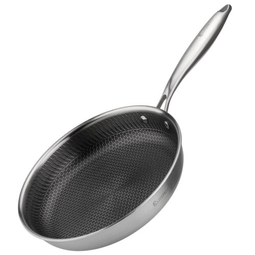 PATELNIA STALOWA 26cm Z POWŁOKĄ PLASTER MIODU E-7548 146939518