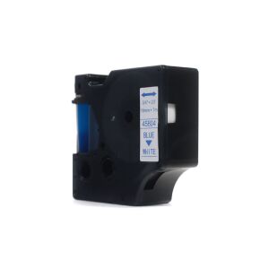 JetWorld Dymo D1 csereszalag, kék, fehér, 19 mm x 7 m (45804) (S0720840)