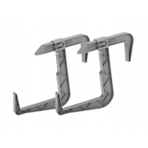 Erkélydoboz fogantyú szürke 2 db 146940975 - Balkonláda