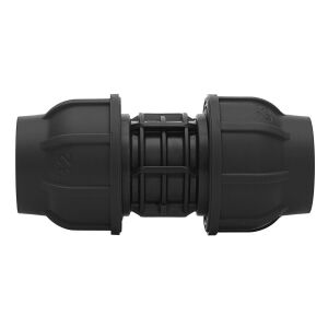 PP kompressziós idom 90x90 PN10, PE csövekhez, fekete 146941255 - KPE idom