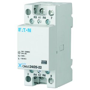 Szerelési kontaktor AC/DC tekercssel CMUC24/25-04