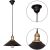 FÜGGŐS mennyezeti lámpa RETRO Loft csillár E27 LED 146942013