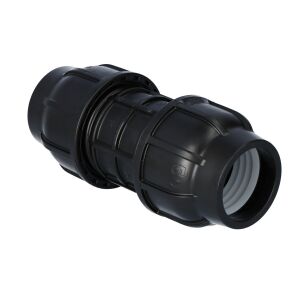 PP kompressziós idom 50x50 PN16, PE csövekhez, fekete 146942123 - KPE idom