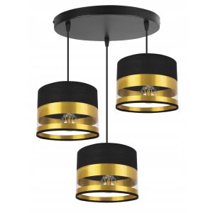 MODERN MENNYEZETI LÁMPA, ARANY LÁMPABÚRA, LED