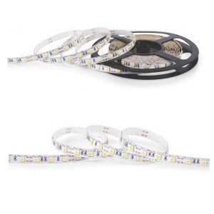 NEXTEC LED szalag 12V SMD 5050 - 300 LED IP20 RGB fehér hordozó tekercs 5m 10mm