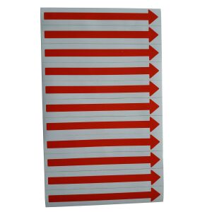 Irányadó nyíl, öntapadós. Darab = lap, 1 lapon 11 nyíl