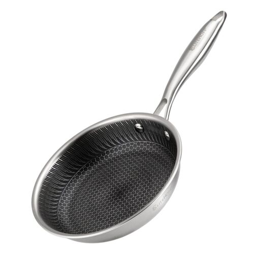 PATELNIA STALOWA 20cm Z POWŁOKĄ PLASTER MIODU E-7545 146943415