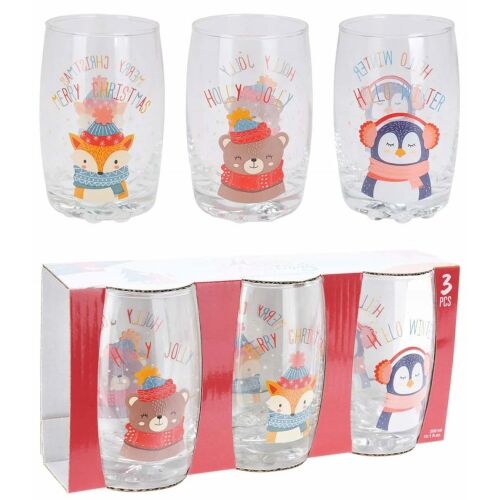 darabos karácsonyi pohárkészlet hideg italokhoz 300ml