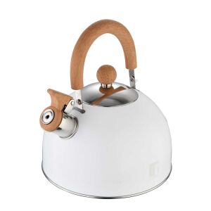 BERGNER BG-37304 ACÉL VÍZFORRALÓ SÍPPAL 2,3L TERMÉSZETESEN 146944023 - Vízforraló, Kenyérpirító, Szendvicssütő és Asztali grillsütő