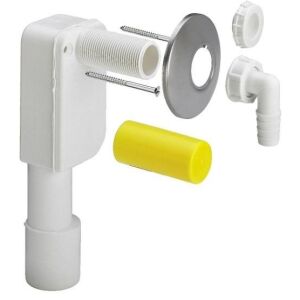 Falra szerelhető szifon mosógéphez/mosogatógéphez 1x40/50 műanyag/fehér