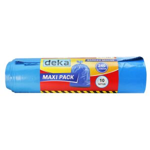 MAXI CSOMAGOLÁSÚ ZSÁKOK NAGYON ERŐS KÉK 240L A10 - D-300-0103 146945468 - Szemeteszsák