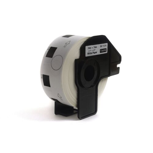JetWorld Labels Replacement Brother DK Fekete fehéren Átmérő 24*1000 db. DK11218, DK-11218, DK11.218