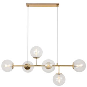 SIENA ARANY MENNYEZETI LÁMPA 6 LAPOS LÁMPA NÉLKÜLI LÁMPA E14 HOSSZÚ SZÁRÚ