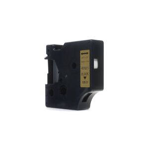 JetWorld Replacement Dymo D1 Tape Black on Gold 9mm x 7m LM100, LM100Plus, LM100Series, LM120P, LM280, LM300, LM350, LM350D, LM350Series, LM360D, LM450D, LM400D, LM450 LM450D, LM450Series, LM500TS, LMPC, LMPC2 (40923)