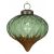 Karácsonyfa gömbdísz 8 cm zöld és arany műanyag 1 db. 146946632