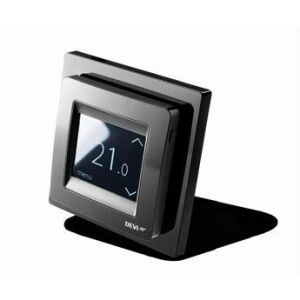 DEVIreg Touch termosztát - fekete 146946939 - Szobatermosztát