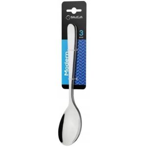 Nagy modern ezüst asztali kanál, 3 db. 146947427 - Kanál