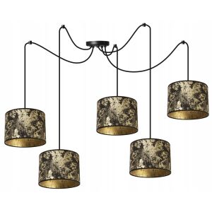 MENNYEZETI LÁMPA, PÓKMINTÁS LÁMPABURNY, ARANY 146947722 - Lámpa & Világítás