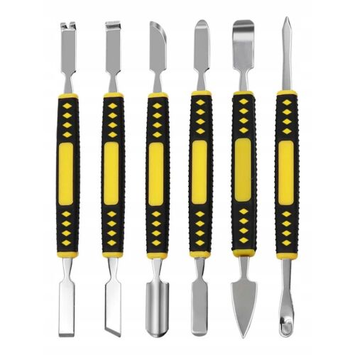 12 az 1-ben forrasztószerszámkészlet (sárga és fekete)