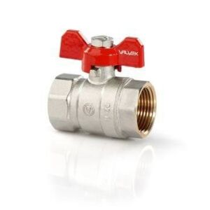 Nikkelezett ORO golyóscsap alumínium tömszelencével (MAl) (N-N változat) 1 hüvelyk 146948707 - Golyóscsap