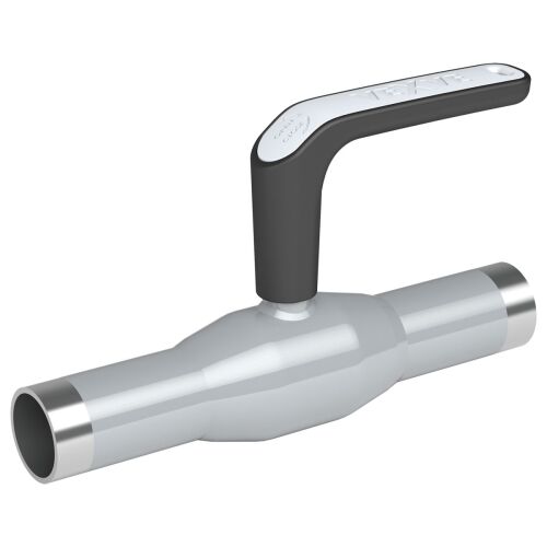 VEXVE X rozsdamentes acél golyóscsap, DN25 PN40 hegesztéshez, csökkentett áteresztőképesség