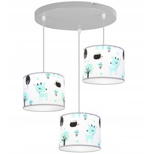 LOFT MENNYEZETI FÜGGŐLÁMPA GYEREKEKNEK, LED LÁMPABÚRÁVAL