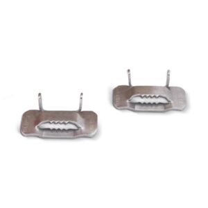 Zár acél hevederekhez B-956 rozsdamentes acélból, 19mm szélességig, csomag = 100 db.