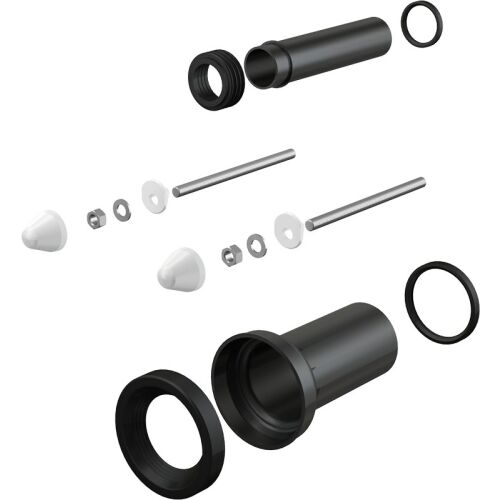 Csatlakozókészlet fali WC-hez való csatlakoztatáshoz - teljes készlet 146950435