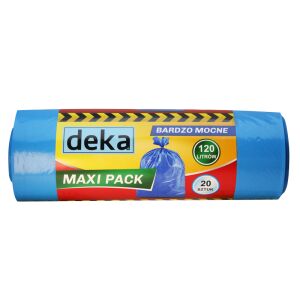 MAXI CSOMAGOLÁSÚ ZSÁKOK NAGYON ERŐS KÉK 120L A20 - D-300-0101 146950574 - Szemeteszsák