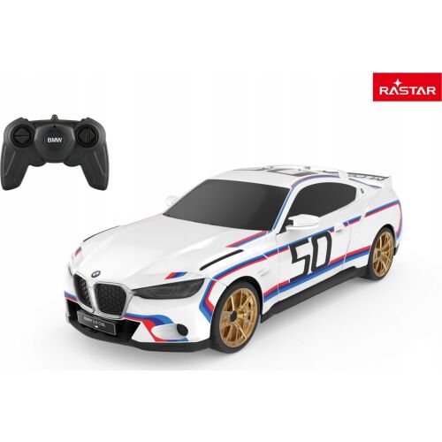 Rastar: BMW 3.0 CSL távirányítós autó, fehér - 1:24