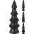 Karácsonyfa figura, fa, fekete, 24 cm, 1 db. 146951692