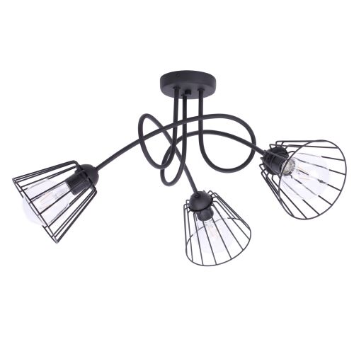 Stílusos RETRO drótból készült függőlámpa Loft Edison 146952097