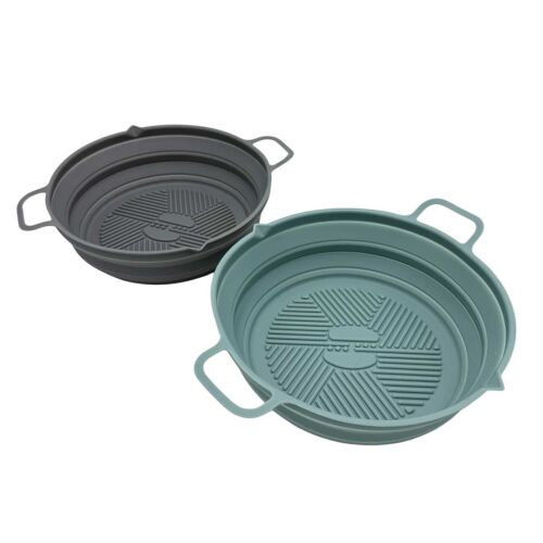 SZILIKON BETÉT OLAJSÜTŐHÖZ, ÖSSZECSUKHATÓ, KEREK, 19cm