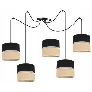 PÓK MENNYEZETI LÁMPA, LÁMPABÚRA 20 CM FEKETE 146952313 - Lámpa & Világítás