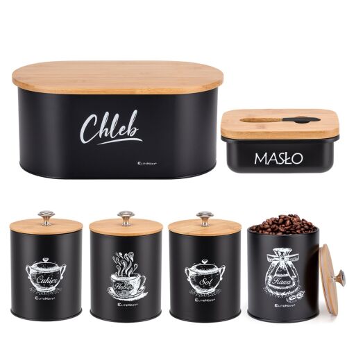 CHLEBAK Z ZESTAWEM POJEMNIKÓW I MASELNICZKA E-6079 146952541