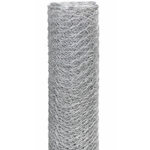 HATSZÖGŰ HÁLÓ, HORGANYZOTT, 50CM*25MB, 25MM HÁLÓ, 0,8MM DRÓT - 25MB - SB 2940161 146953027 - Kert