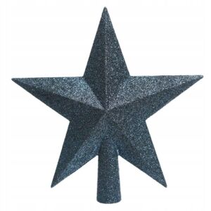 Csillagos karácsonyfadísz, sötétkék, törésálló, 20 cm 146953085 - Szezonális dekoráció