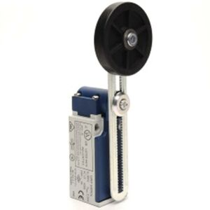 L5 végálláskapcsoló műanyag házban, 1NC+1NO, szabályozókar gumigörgővel T0-L5K13MEL123