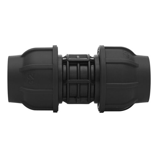 PP kompressziós idom 75x75 PN10, PE csövekhez, fekete