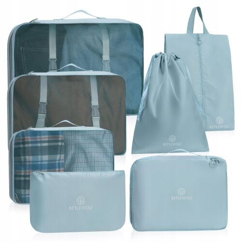 BPO-01 KÉK 7 darabos TRAVEL utazásszervező készlet