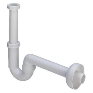 Csőszifon 5/4"x32 műanyag/fehér