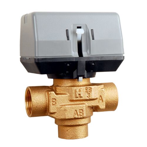 HONEYWELL 3 utas osztott szelep (VCZMH6000 szelep, VC6013ZZ00 szelepmozgató kábellel) 146957927